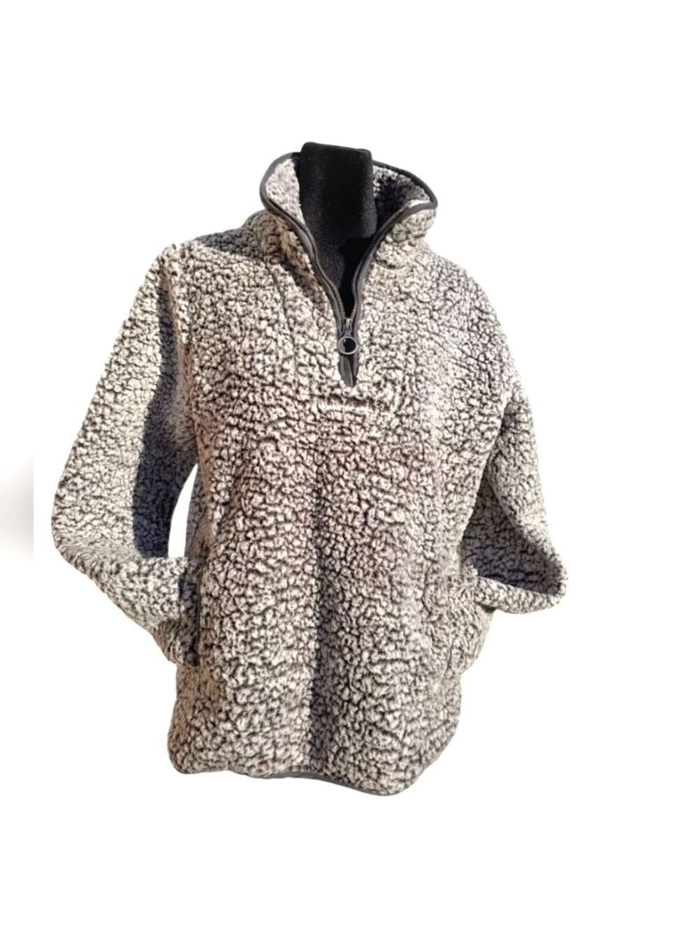 Anthro Thread & Supply 1/4 zip fleece jacket small
